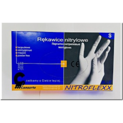 Rękawice nitrylowe niebieskie NITROFLEXX (100 szt.)