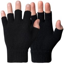 Rękawice bez palców akryl czarny